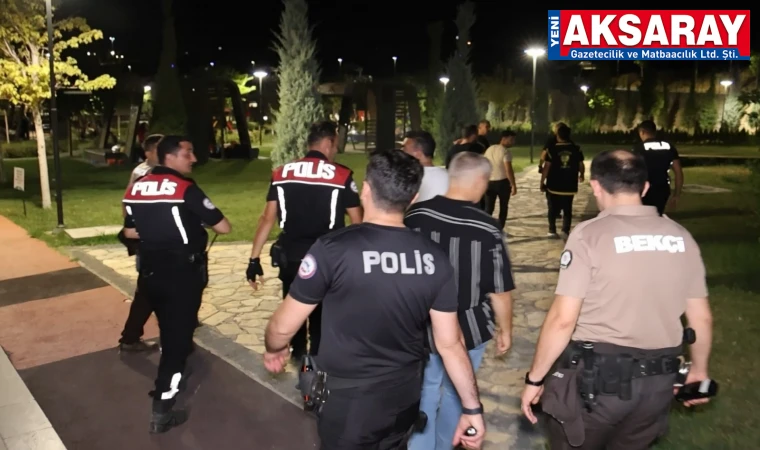 Park ve bahçelerde şok uygulama