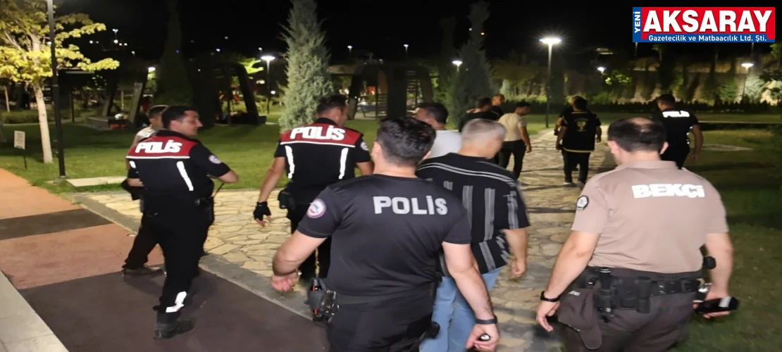 Park ve bahçelerde şok uygulama