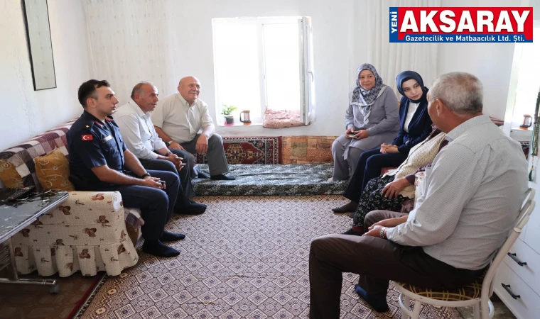 SARIYAHŞİ KAYMAKAMI ŞEYMA NUR ARIKAN’DAN Demirciobası Köyü’nde hane ziyaretleri