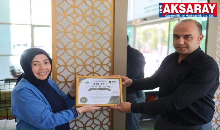 Sıfır atık dostu işletmelere sertifika