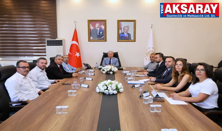 Turizm Altyapı Birliği Encümen Toplantısı yapıldı