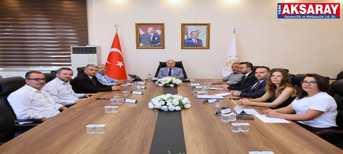 Turizm Altyapı Birliği Encümen Toplantısı yapıldı