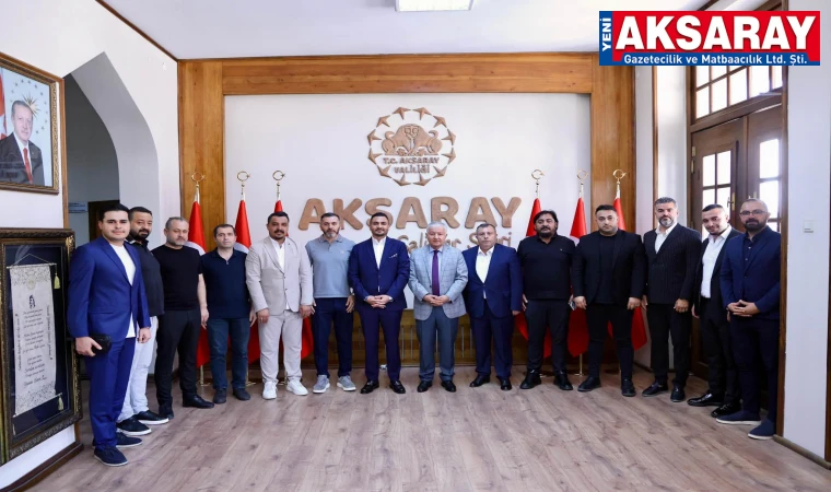 VALİ MURAT DURU’YU ZİYARET ETTİLER ‘Yeni sezonda kupa bekliyoruz’