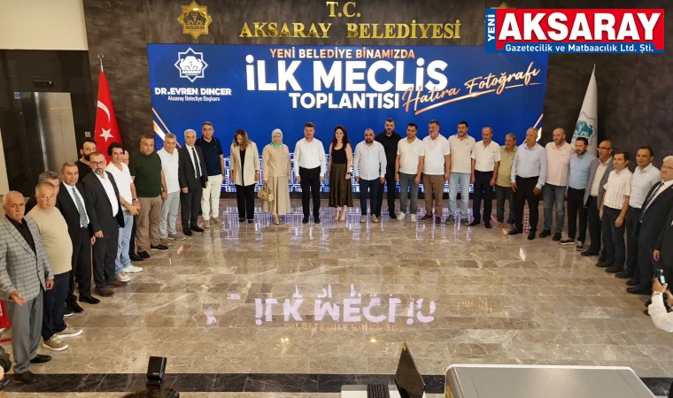Yeni binada ilk meclis toplantısı yapıldı