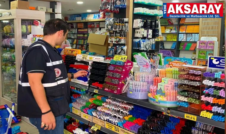 YENİ EĞİTİM YILINA 1 AY KALA Kırtasiye ve okul ürünlerinde denetim seferberliği