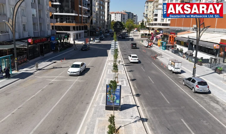 Yol yenilendi, kaldırımlar engelsiz hale getirildi