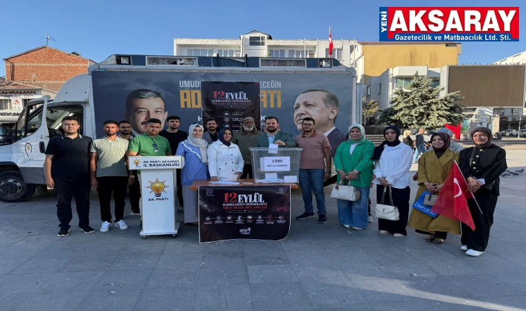 AK PARTİ AKSARAY İL GENÇLİK KOLLARI "Söz de, karar da milletindir"