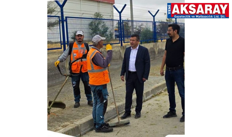 AKSARAY OSB'DE SAHA ÇALIŞMALARI Peyzaj ve çevre düzenlemesi