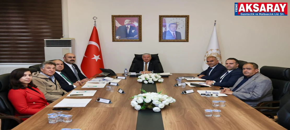 Aksaray Toprak Koruma Kurulu toplandı