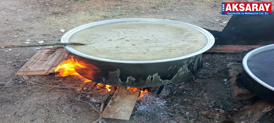 AKSARAY’DA BAĞ BOZUMU HEYECANI Pekmez kazanları kaynamaya başladı