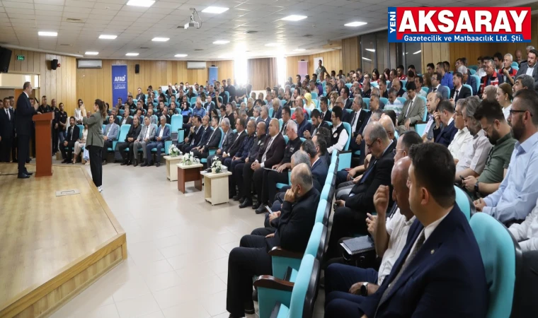 Aksaray’ın afet riskleri Çalıştay’da ele alındı