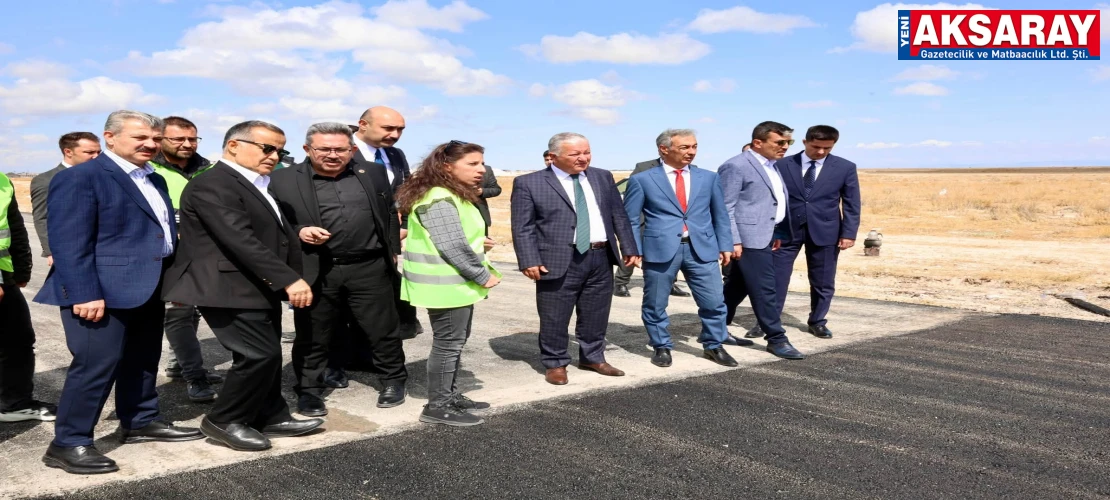Eskil’de asfalt serim çalışmaları yerinde inceledi