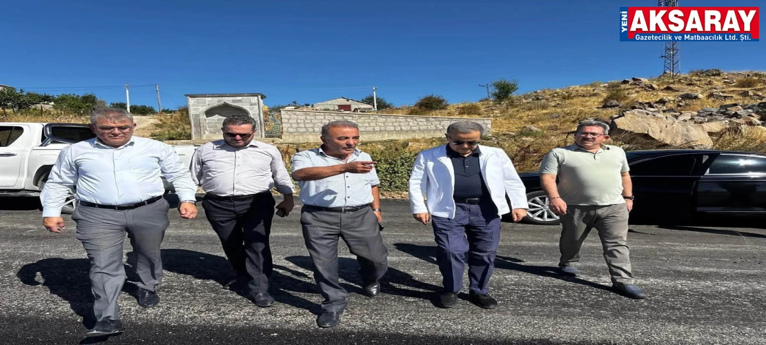 Güzelyurt Akyamaç’ta sıcak asfalt çalışması tamamlandı