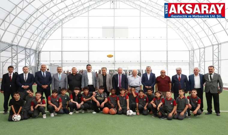 Hayırsever aileden eğitime spor kompleksi desteği