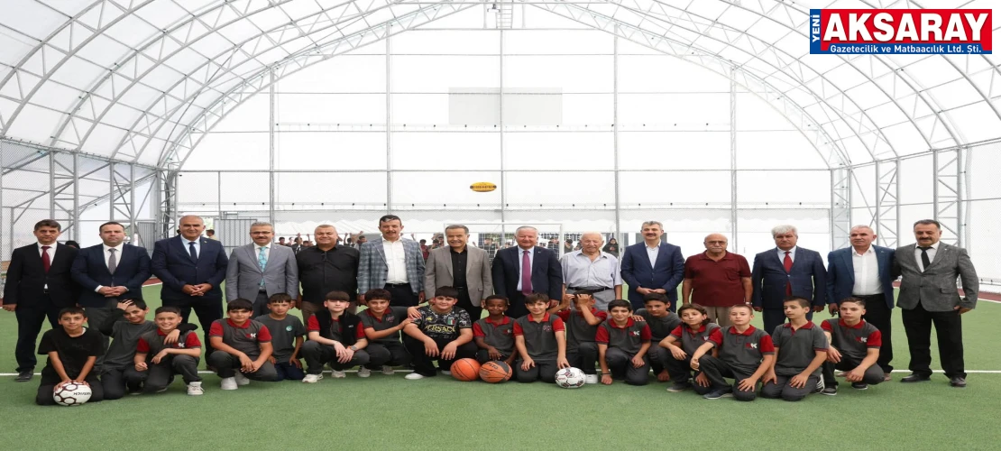 Hayırsever aileden eğitime spor kompleksi desteği