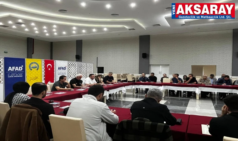 İl afet risk azaltma planını (İRAP) 2. Çalıştayı başladı