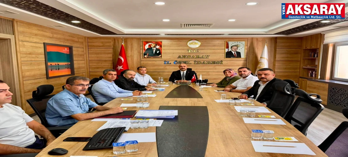 İl Encümeni Vali Yardımcısı Samet Öztürk Başkanlığında toplandı