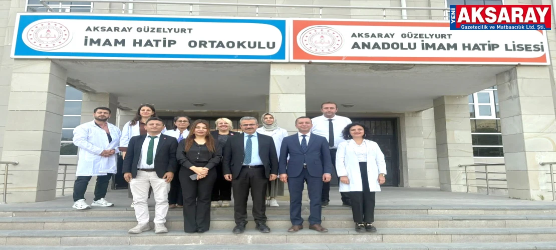 İL MİLLÎ EĞİTİM MÜDÜRÜ YUSUF UZANTI Güzelyurt’ta eğitim çalışmalarını inceledi