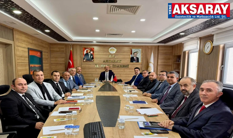 İl Özel İdaresinde kapsamlı değerlendirme toplantısı yapıldı