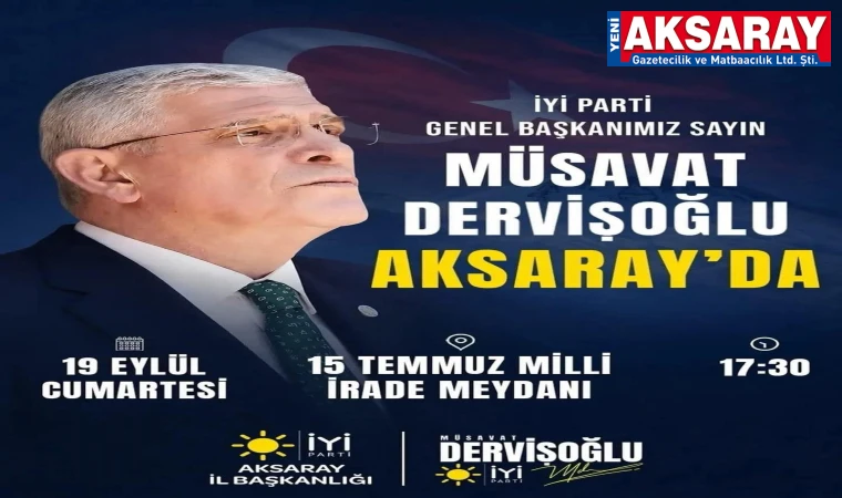 İyi Parti mitinge hazırlanıyor