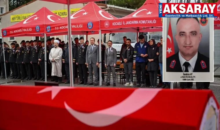 İzmit’te kalp krizi geçiren Aksaraylı Kıdemli Başçavuş toprağa verildi