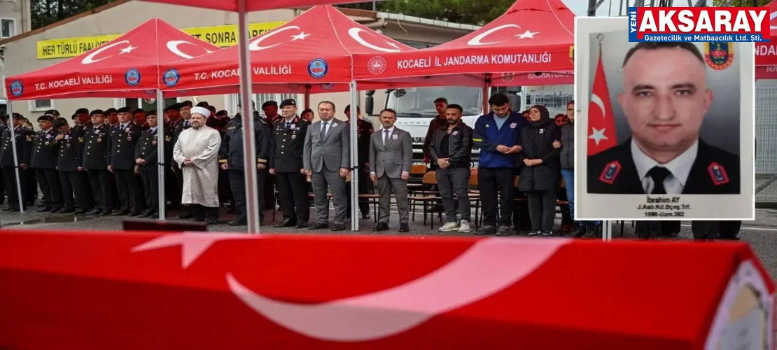 İzmit’te kalp krizi geçiren Aksaraylı Kıdemli Başçavuş toprağa verildi