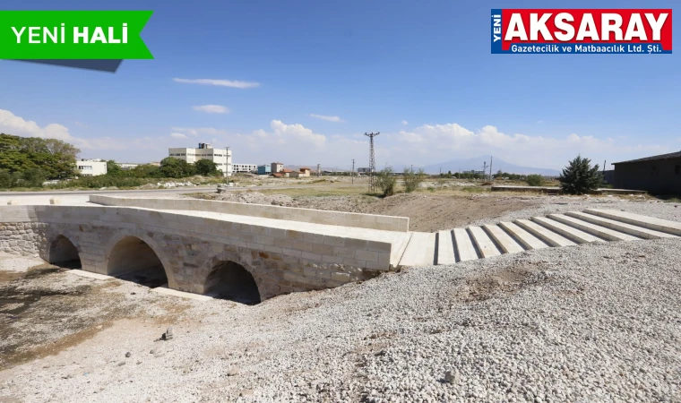Karasu köprüsü ayağa kaldırıldı
