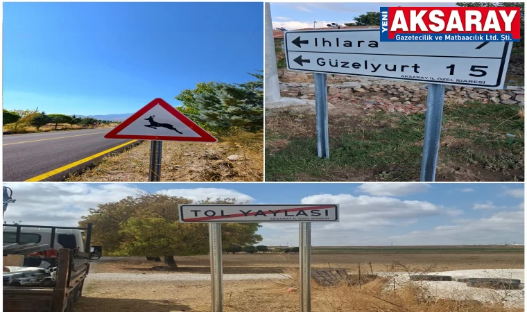 Köy yollarında trafik güvenliği çalışması