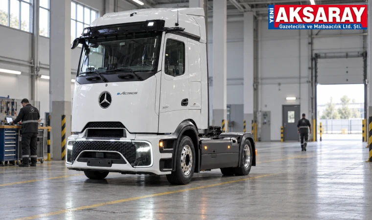 MERCEDES-BENZ’DEN AKSARAY’A ELEKTRİKLİ KAMYON MÜJDESİ Aksaray’da elektrikli kamyon üretilecek