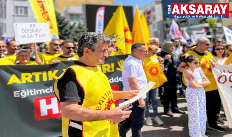 ÖĞRETMEN SENDİKASI TEPKİLİ Somut adımlar acilen atılmalı