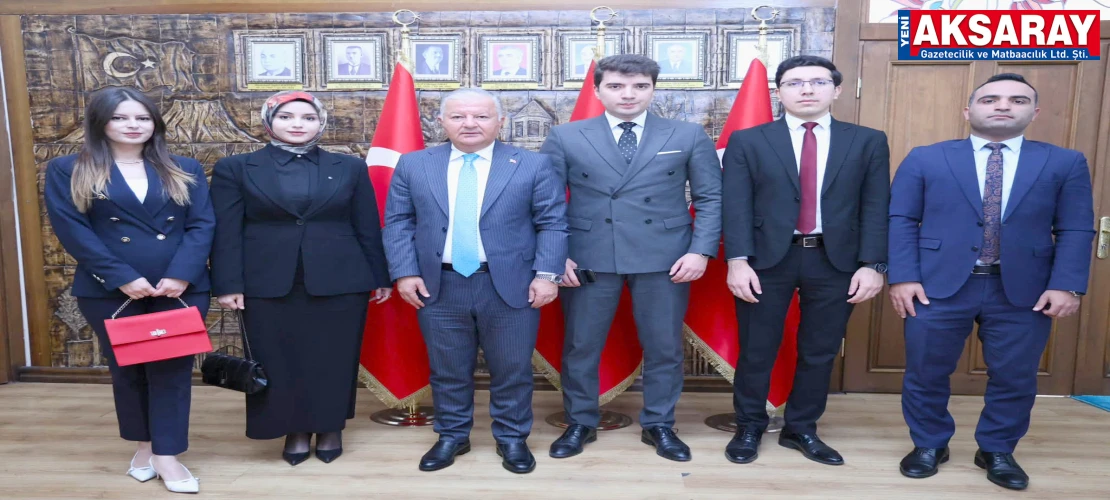 Ortaköy Adliyesi yargı mensuplarının valilik ziyareti