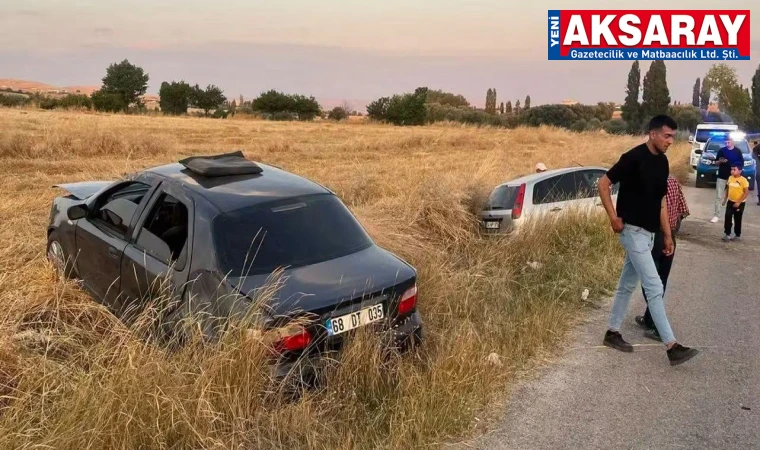Ortaköy’de Trafik Kazası: 2 KİŞİ YARALANDI