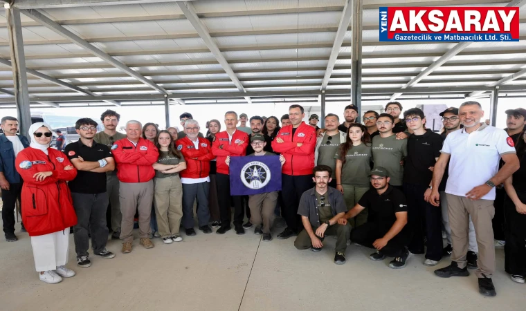 Roket yarışması Aksaray'da yapılıyor