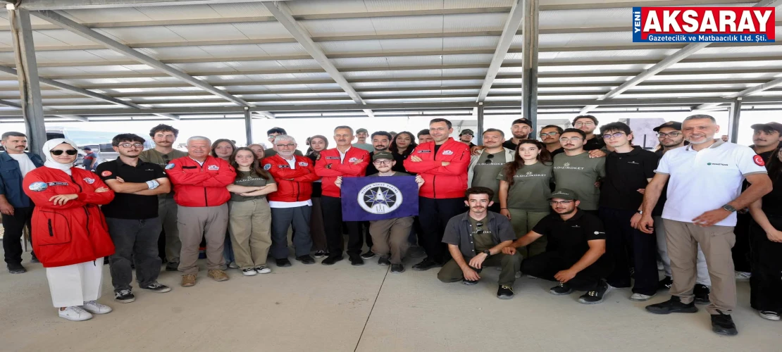 Roket yarışması Aksaray'da yapılıyor