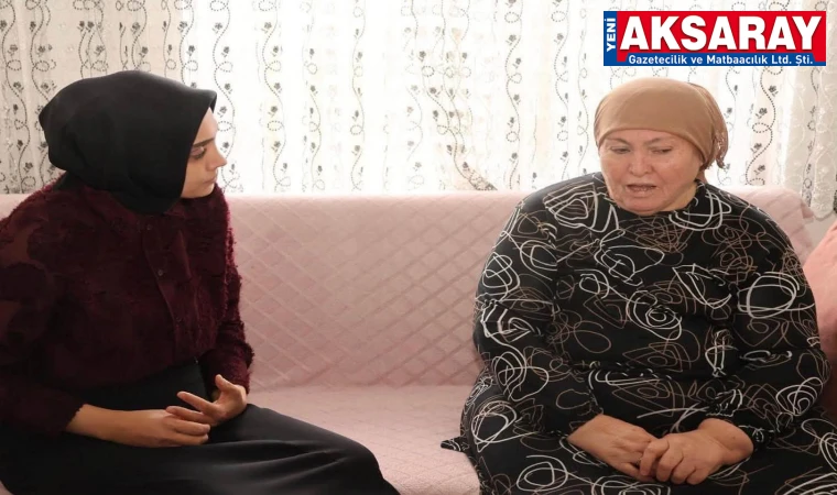 SARIYAHŞİ KAYMAKAMI Şehit annesine ahde vefa ziyareti