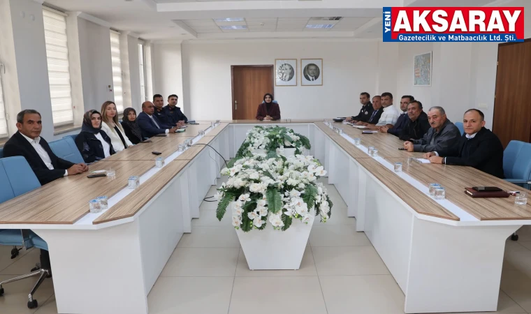 Sarıyahşi'de okul güvenliği toplantısı
