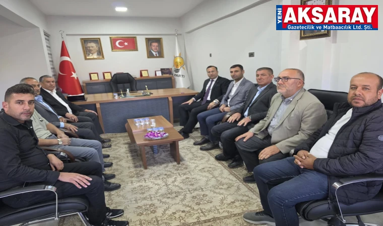 Sultanhanı kaymakamı Tarık Yerlikaya'dan siyasi partilere iade-i ziyaret