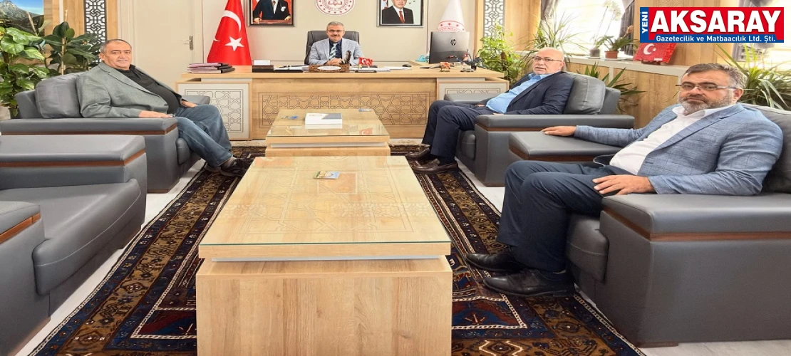 Tarım ve ticaret dünyasından eğitim müdürüne ziyaret