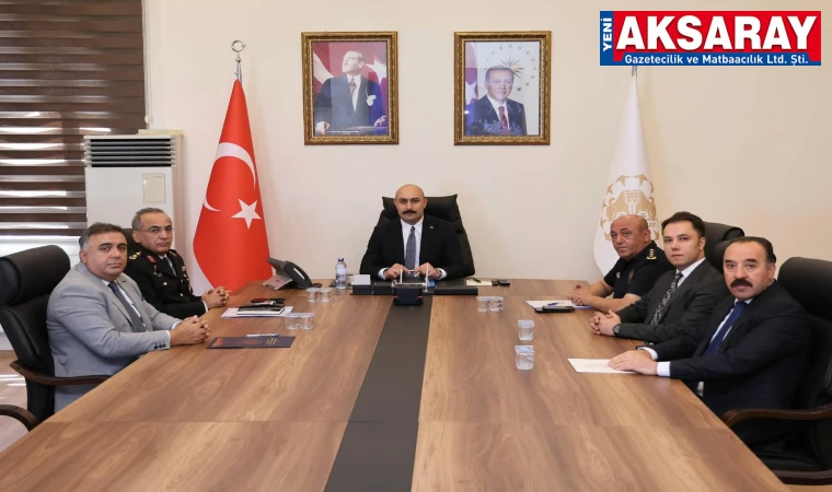 YENİ EĞİTİM YILI ÖNCESİ Yurt Güvenliği toplantısı yapıldı