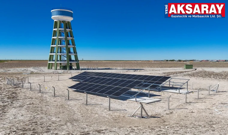 Yeşiltömek Köyü’ne güneş enerjili içme suyu tesisi