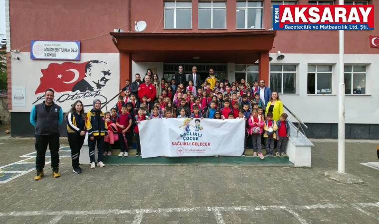 Ağaçören’de çocuklara sağlıklı yaşam eğitimi