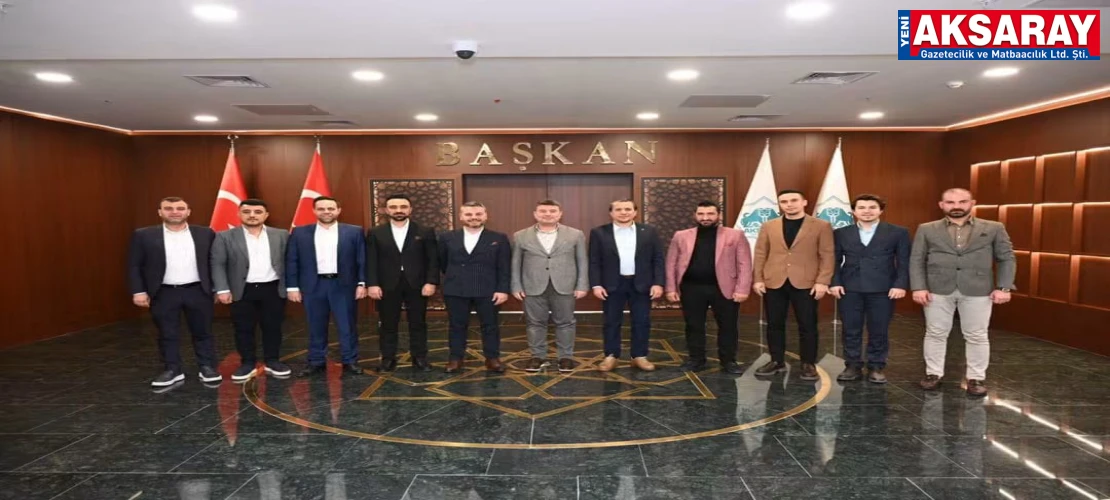 Aksaray sarrafları Başkanlık makamında