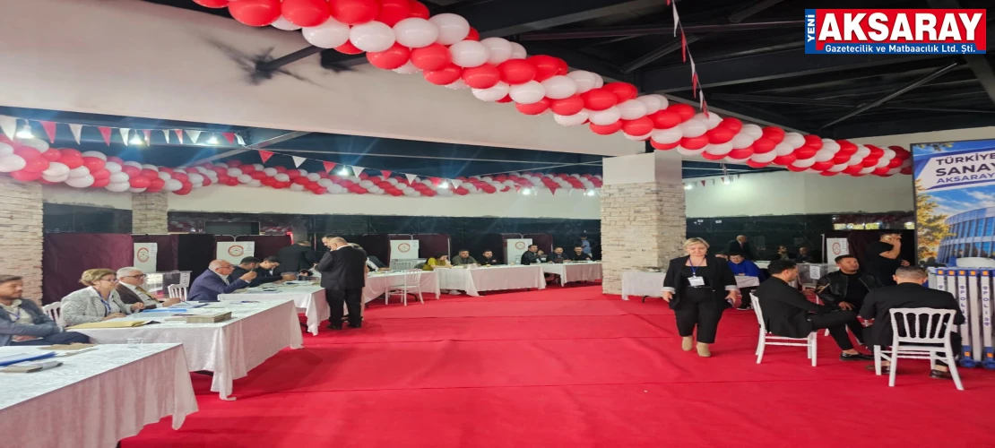 Aksaray Ticaret ve Sanayi Odası Organ Seçimleri yapıldı