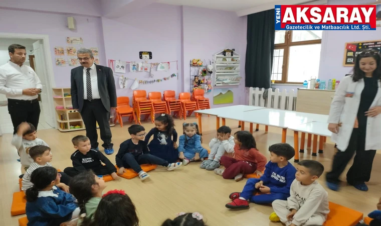 Anaokulu faaliyetleri yerinde incelendi