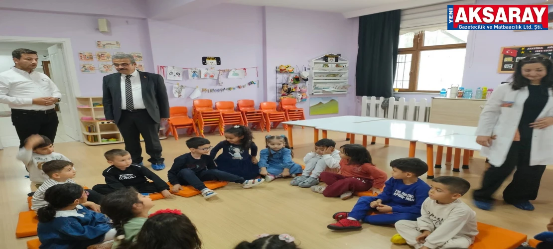 Anaokulu faaliyetleri yerinde incelendi