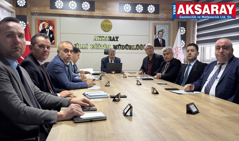 Eğitimde haftalık değerlendirme toplantısı gerçekleştirildi