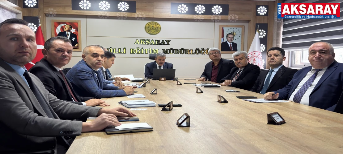 Eğitimde  haftalık değerlendirme toplantısı gerçekleştirildi