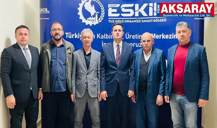 ESKİL TUZ GÖLÜ OSB’DE YATIRIM HAMLESİ 5 Sanayi parseli 3 yatırımcıya tahsis edildi