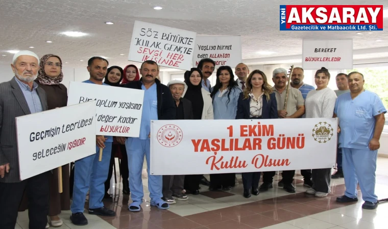 Huzurevinde Yaşlılar Günü coşkusu