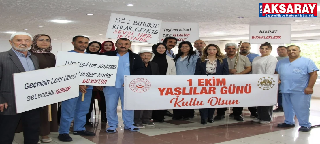 Huzurevinde Yaşlılar Günü coşkusu